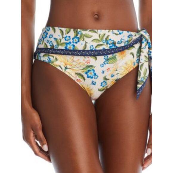 Agua Bendita Perla Bikini Bottom in Jardin Print Floral Size XL NWT - Picture 1 of 5